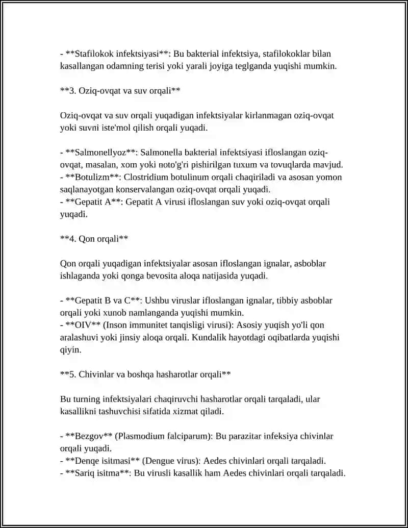 TURLI YÔLLAR BILAN YUQADIGAN INFEKSIYALAR.BRUTSILLIOZ.BEZGAK 4