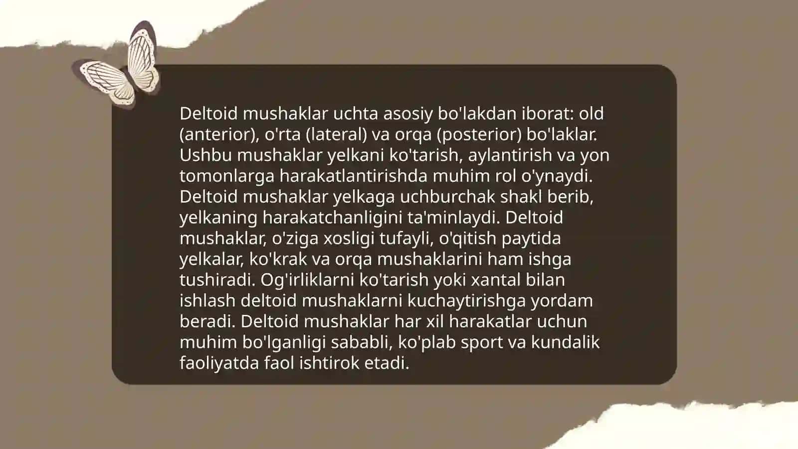 Qôl mushaklari tuzilishi 4