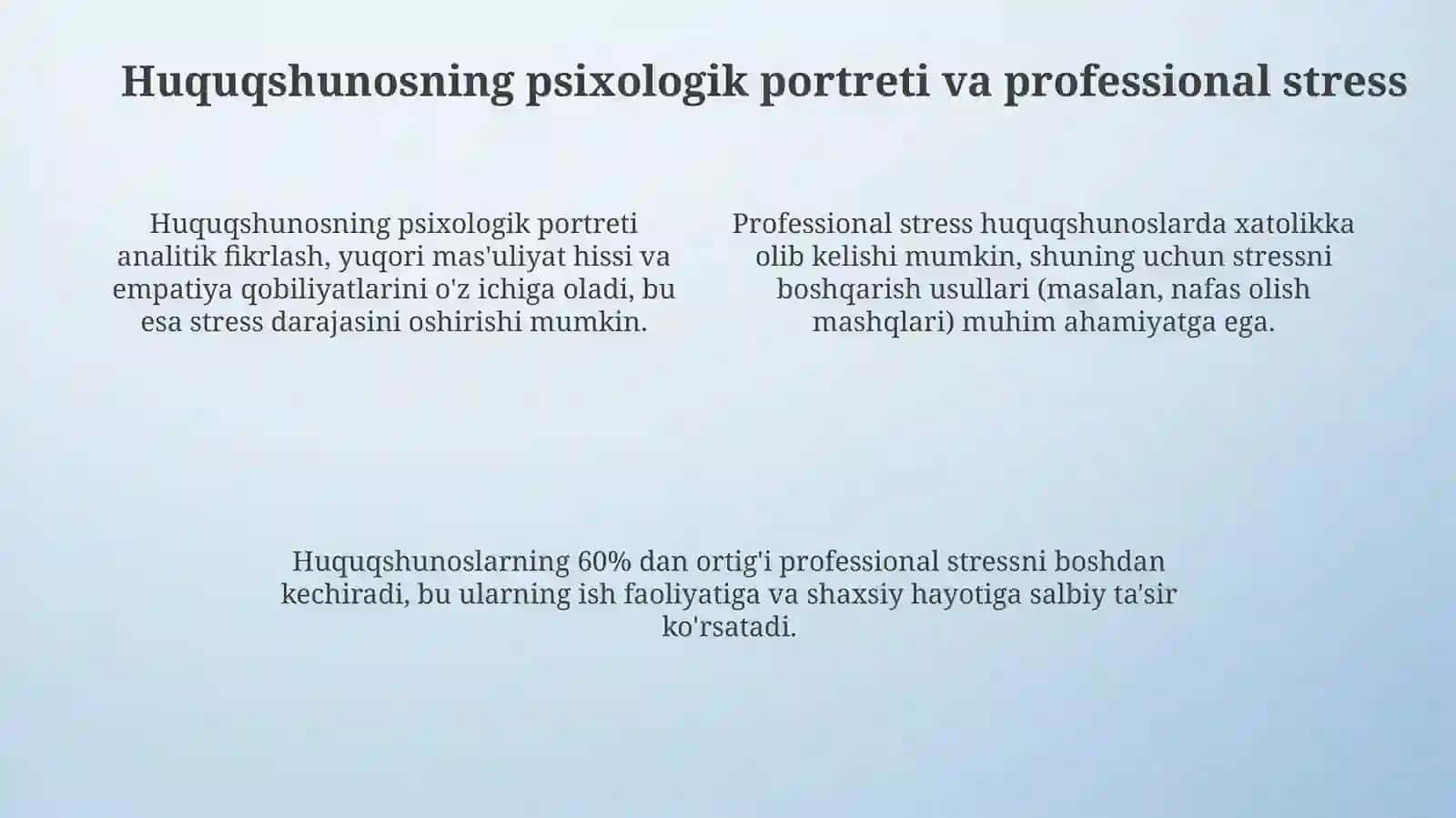 Yuridik faoliyatda psixologik tayyorgarlik 4