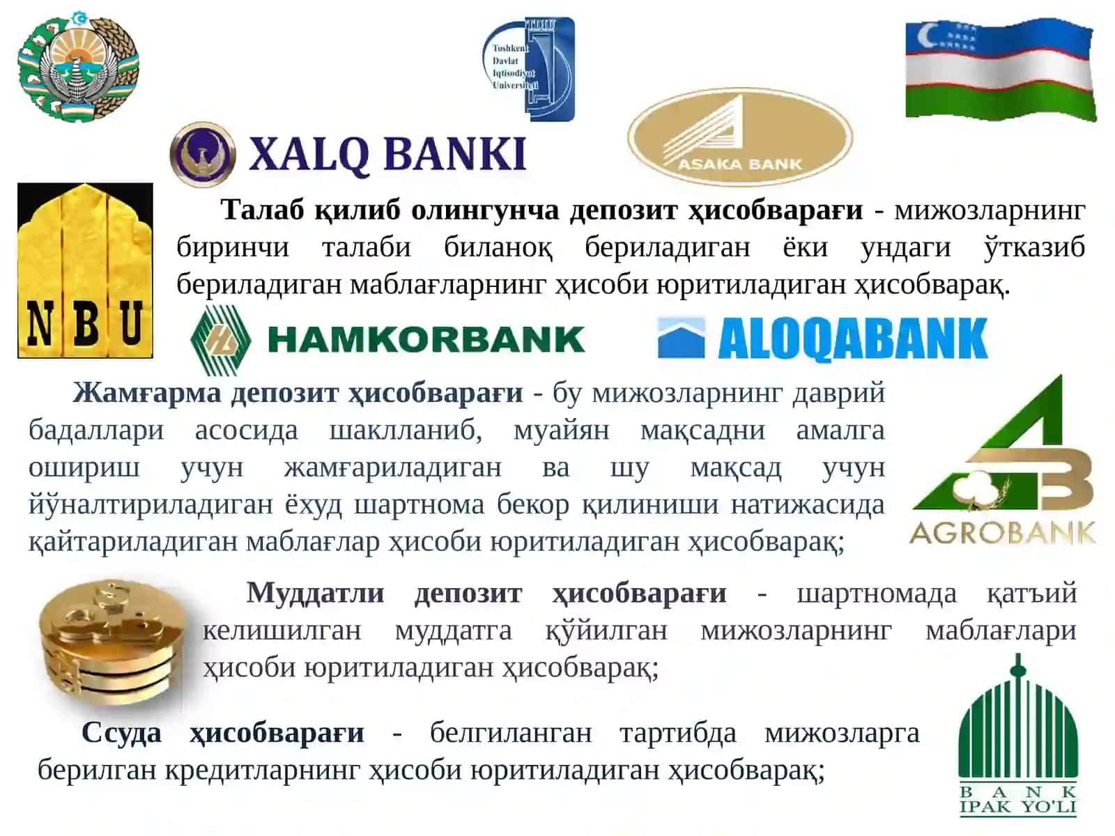 Банк ҳисобварақлари 4