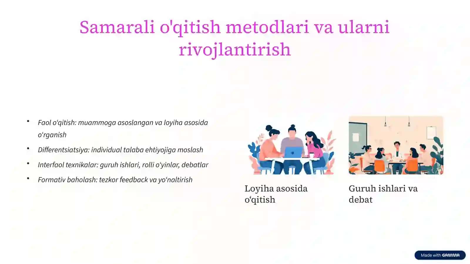 Pedagogik qobiliyatni shakllantirish yo‘llari 4