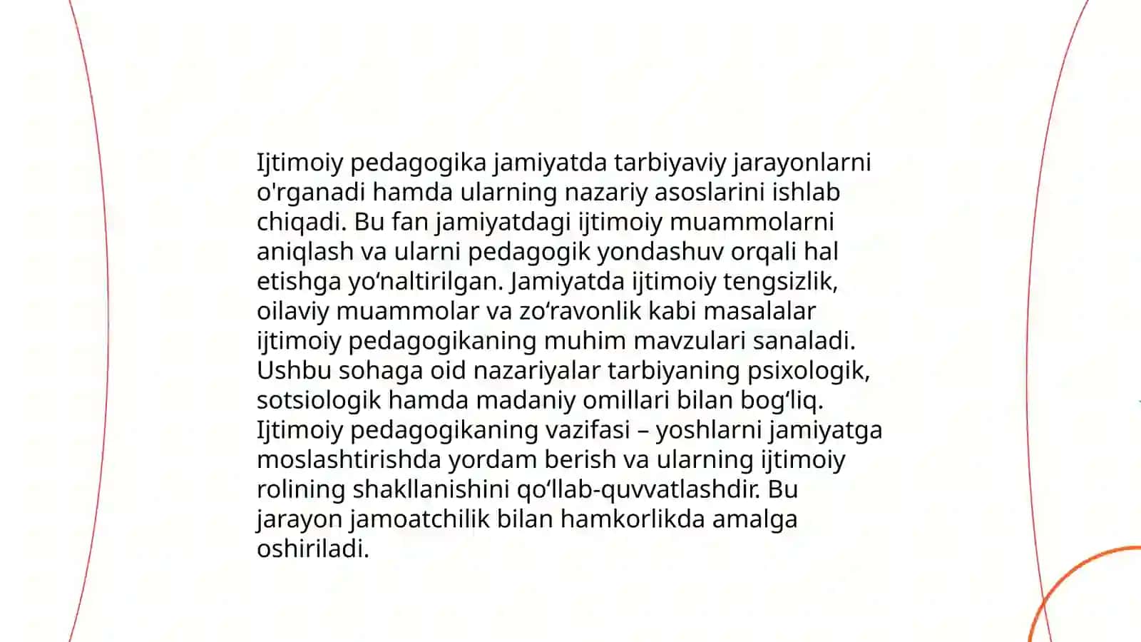 Ijtimoiy pedagokika fan va amaliy soha sifatida 4