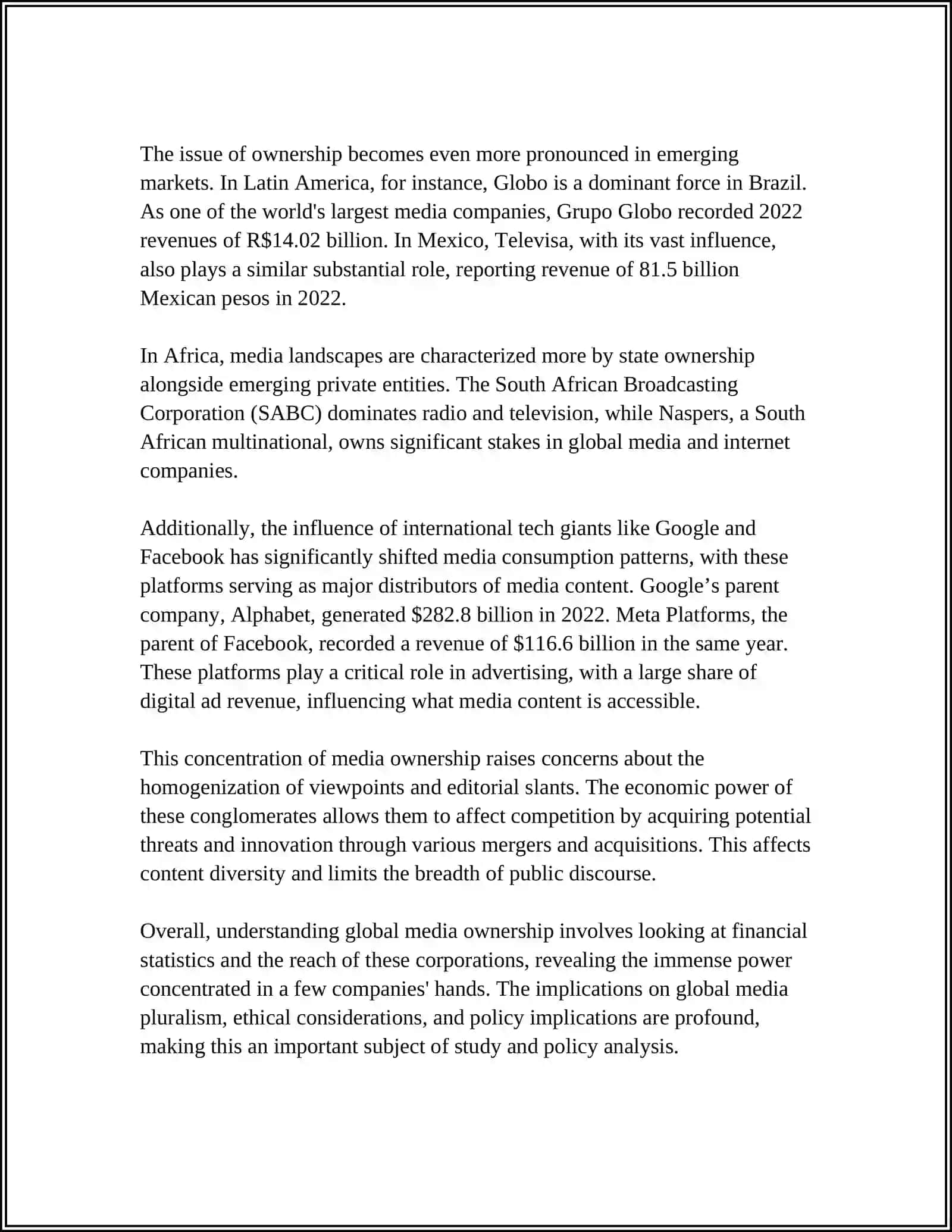 WORLD MEDIA 4