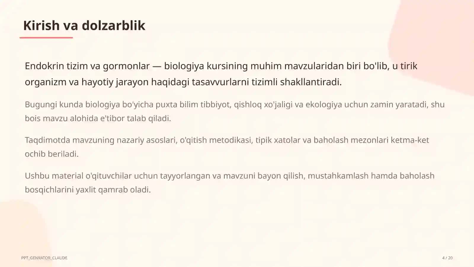 Endokrin tizim va gormonlar (8-sinf) 4