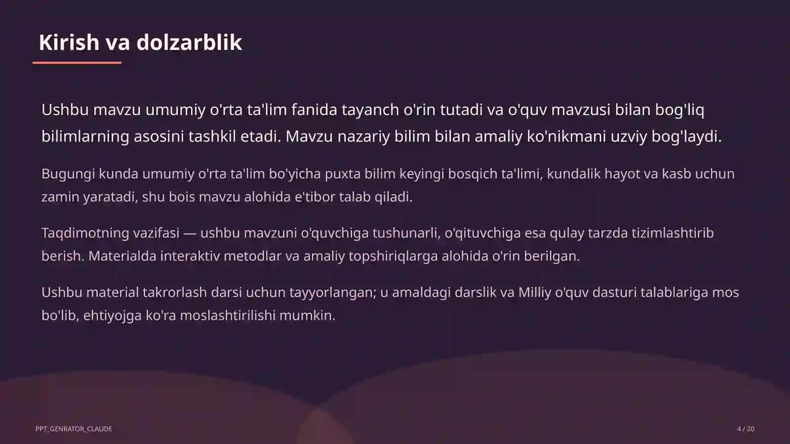 Qayta ko'rib chiqilgan davlat ta'lim standartlari: kompetensiyaviy yondashuv nimani o'zgartiradi? 4