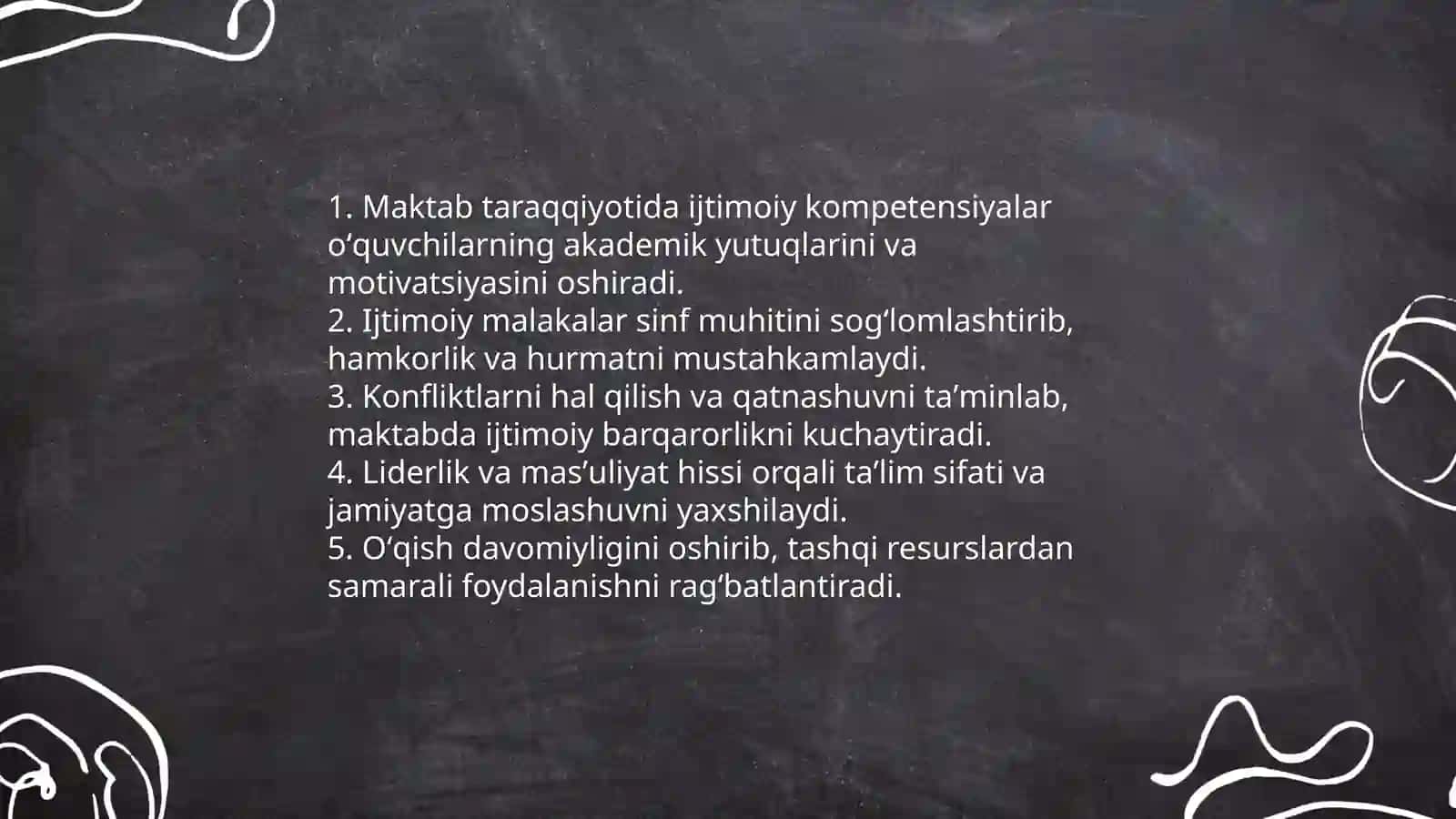 Oʻquvchilarni ijtimoiy kompitensiyalarini rivojlantirishdagi ahamiyati 4