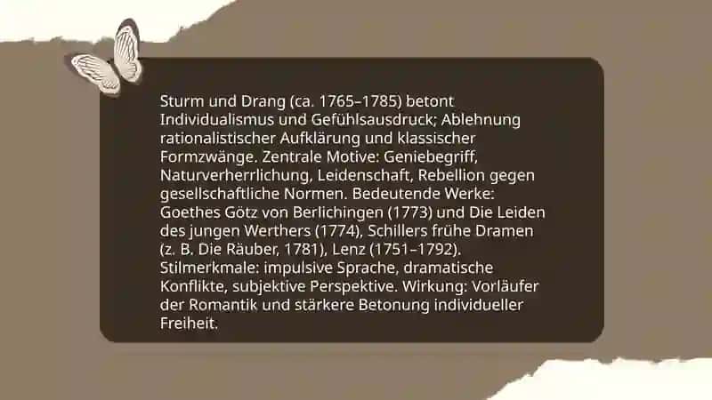 Entwicklungstendenzen der Literatur in der Neuzeit 4