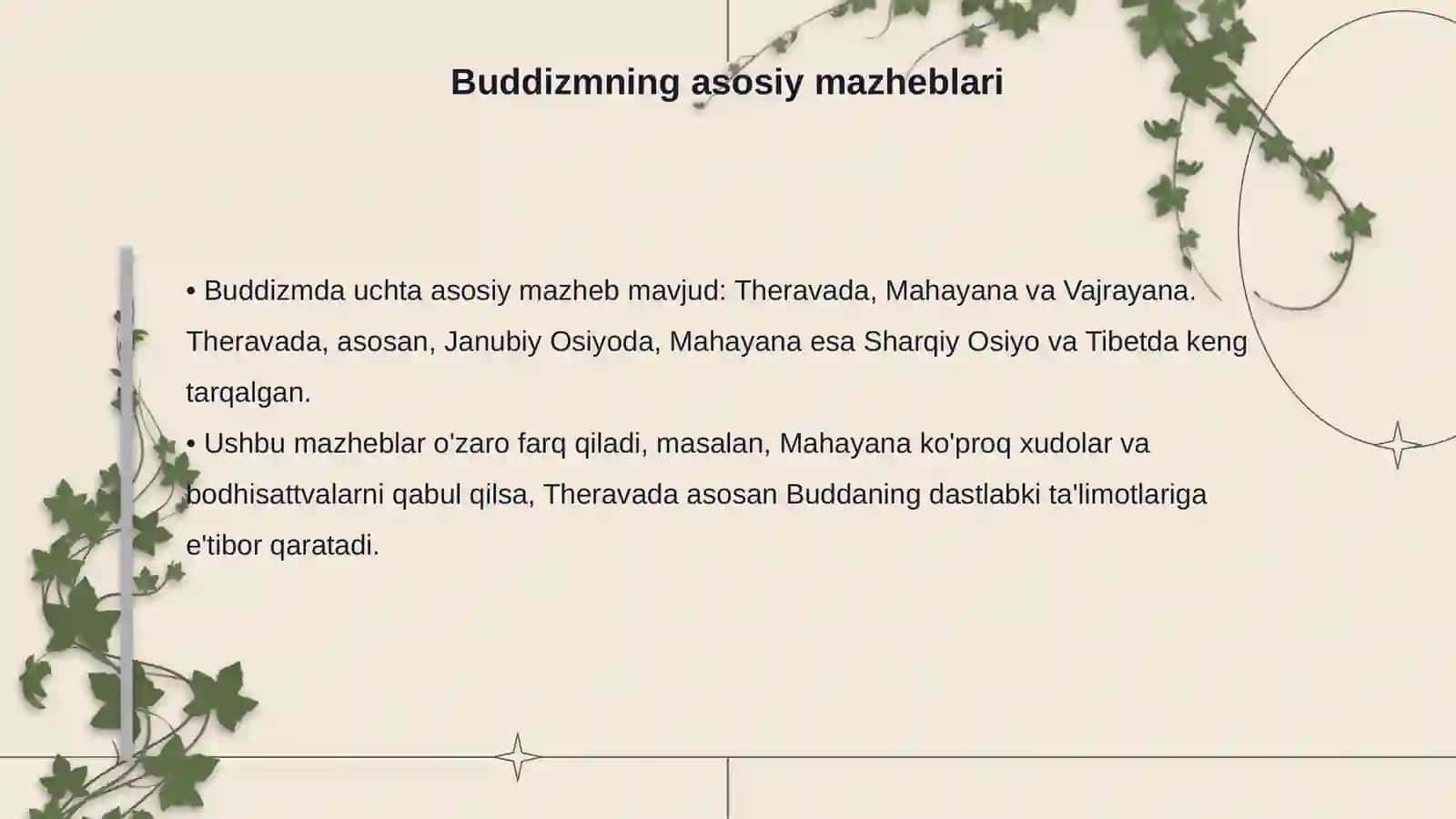 Buddizmning mazhablari 4