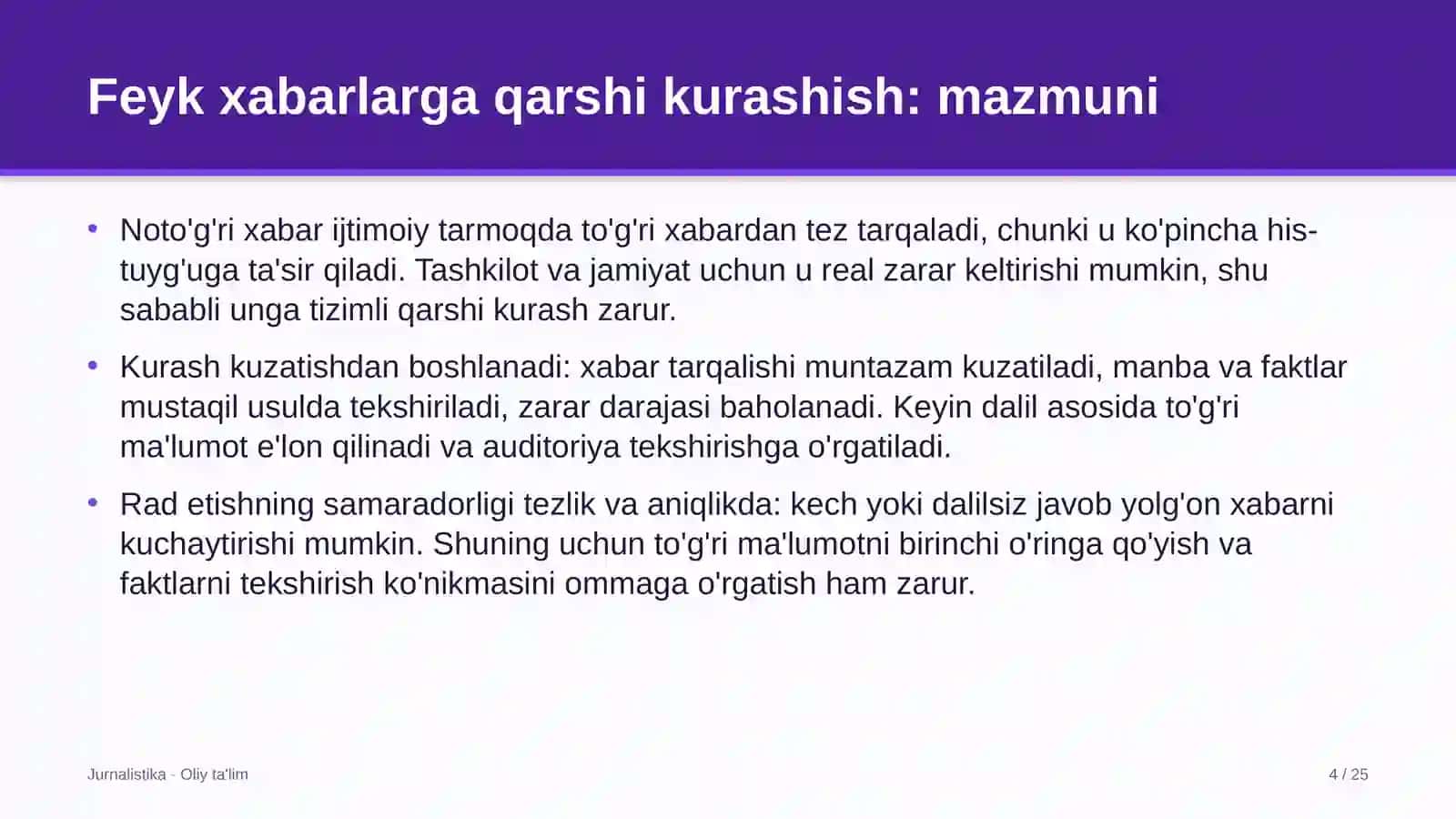 Asalarichilikda feyk xabarlarga qarshi kurashish 4