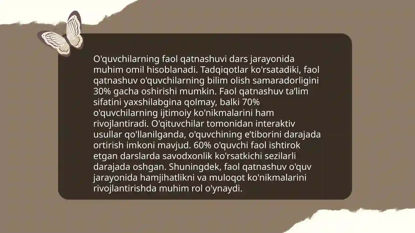 Tarbiyachining frontal mashg`ulotlarni tashkil etish jarayonini kuzatish va tahlil qilish 4