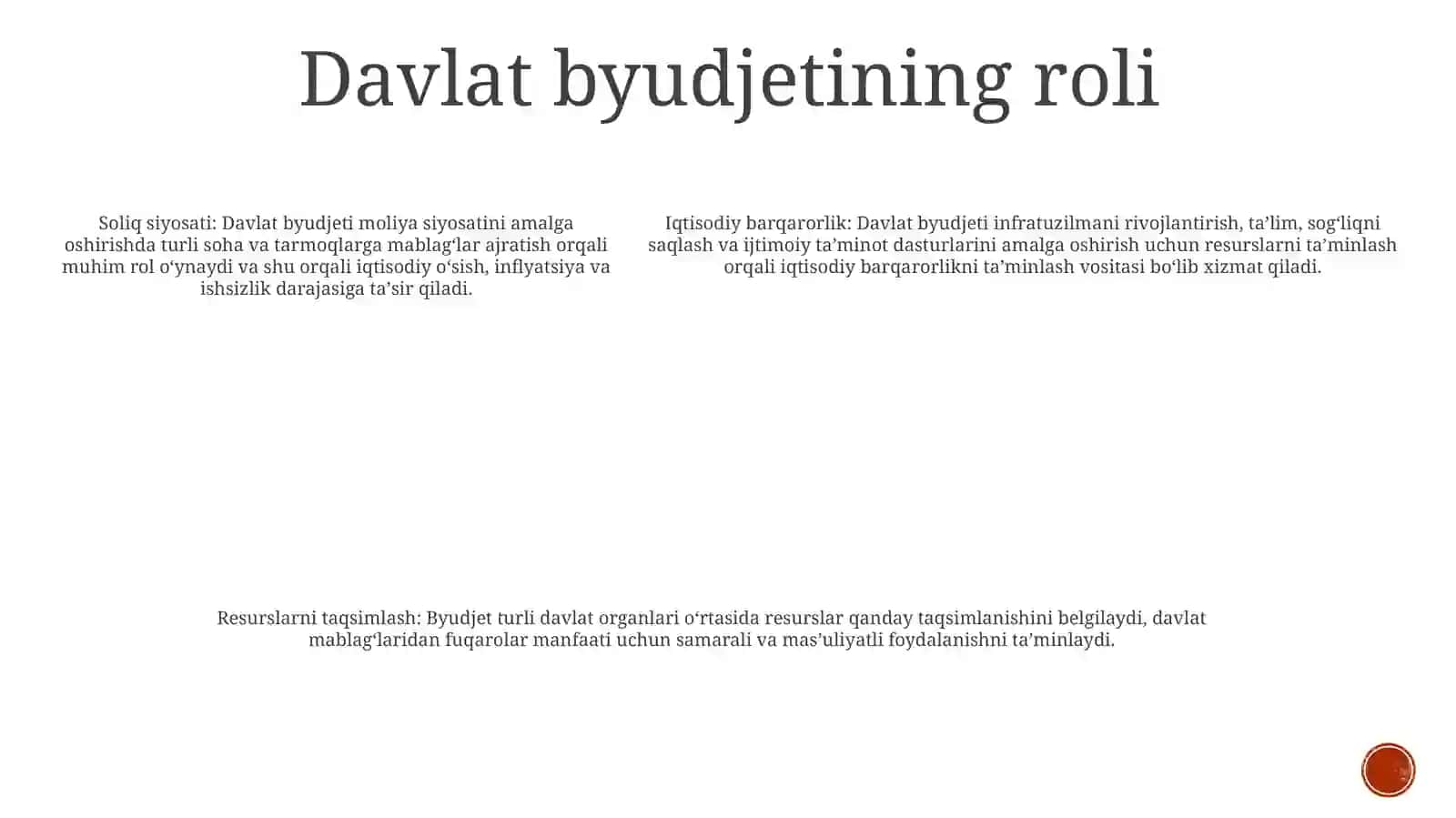 Davlat Byudjeti Va Fiskal Siyosati 4