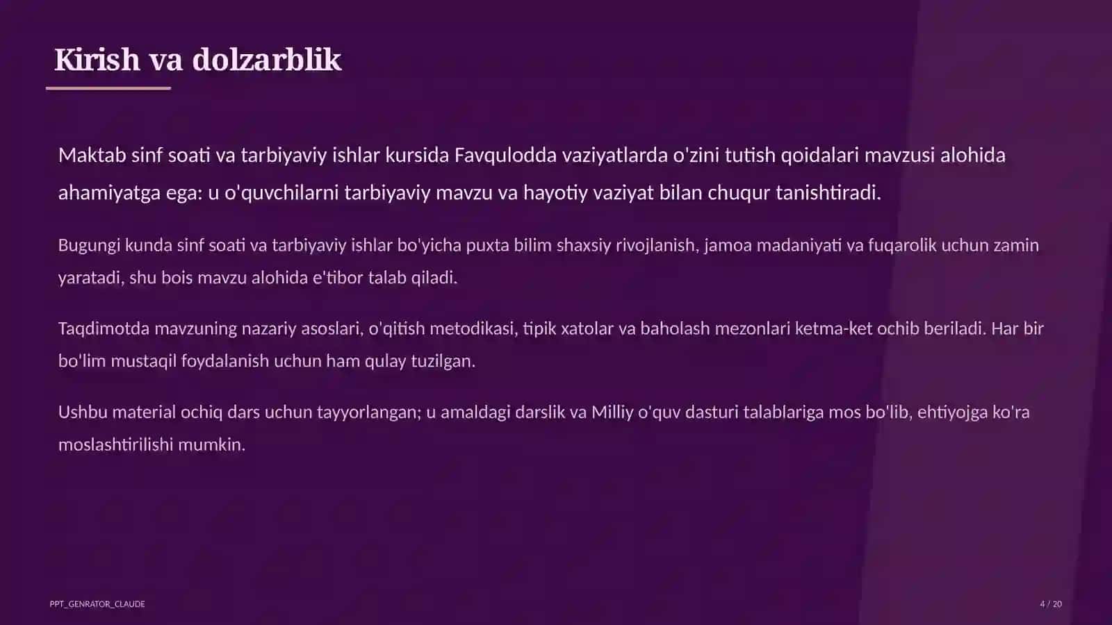 Favqulodda vaziyatlarda o'zini tutish qoidalari 4