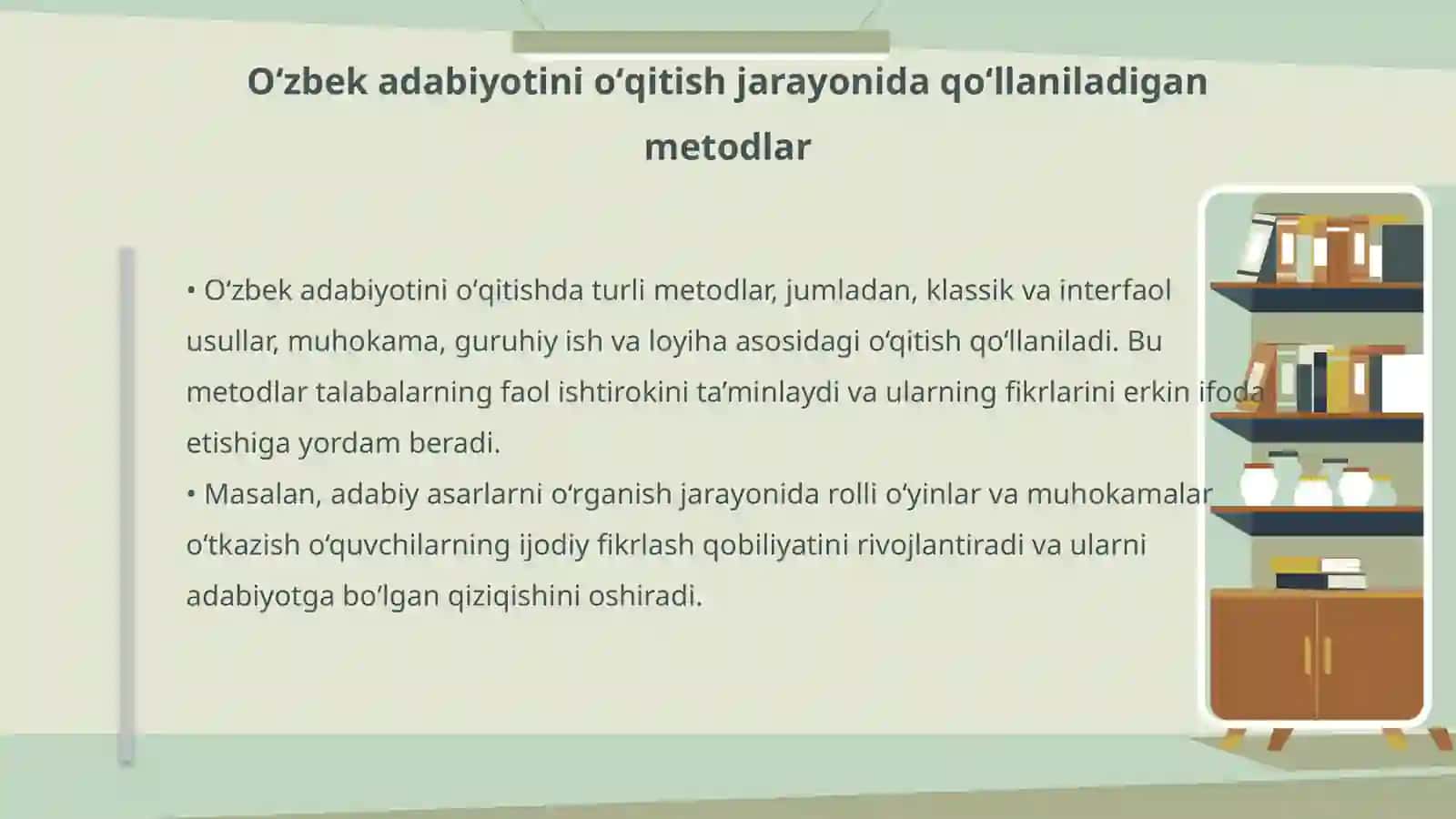 O‘zbek adabiyotini oʻqitish metodikasi 4