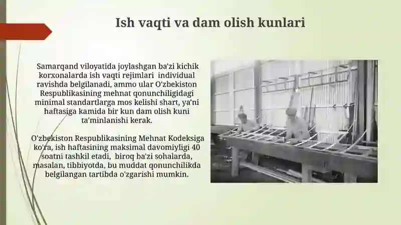 Mehnat bo'yicha me'yorlarni loyihalashtirish 4