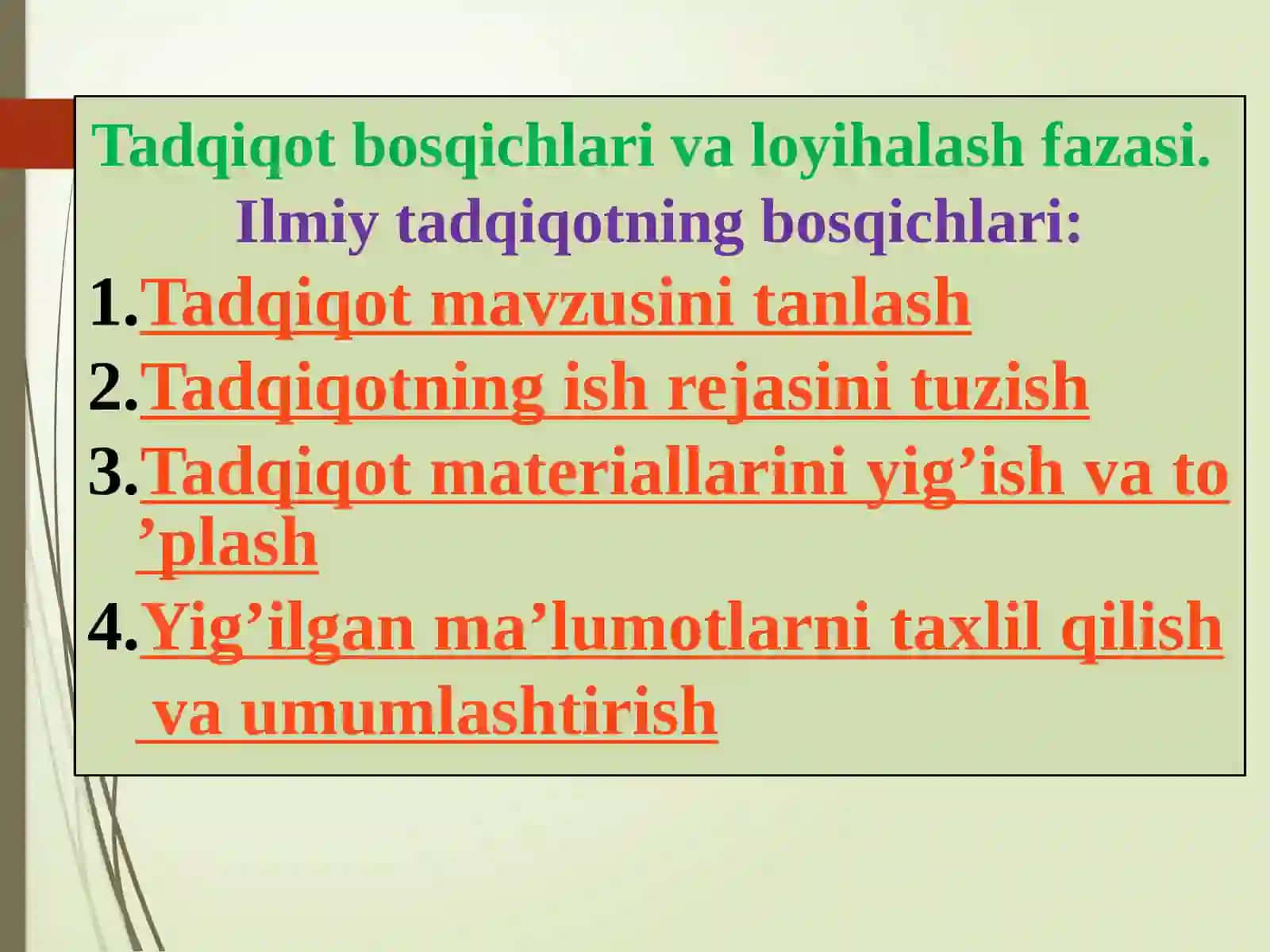 Tadqiqotusullarivako'nikmalari 4