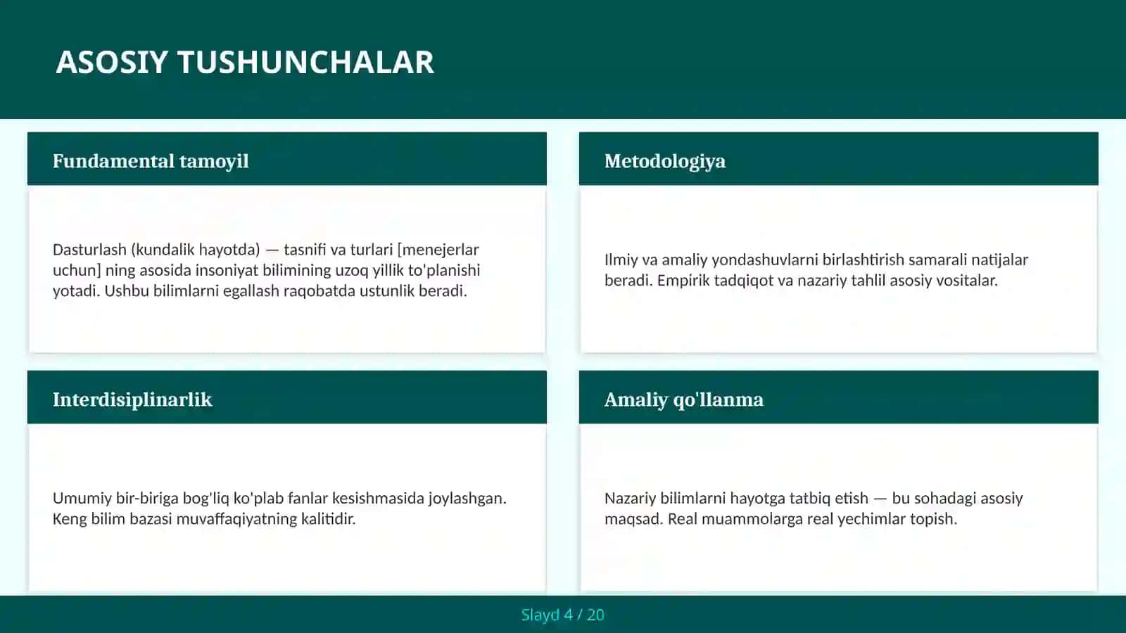 Dasturlash (kundalik hayotda) — tasnifi va turlari [menejerlar uchun] 4