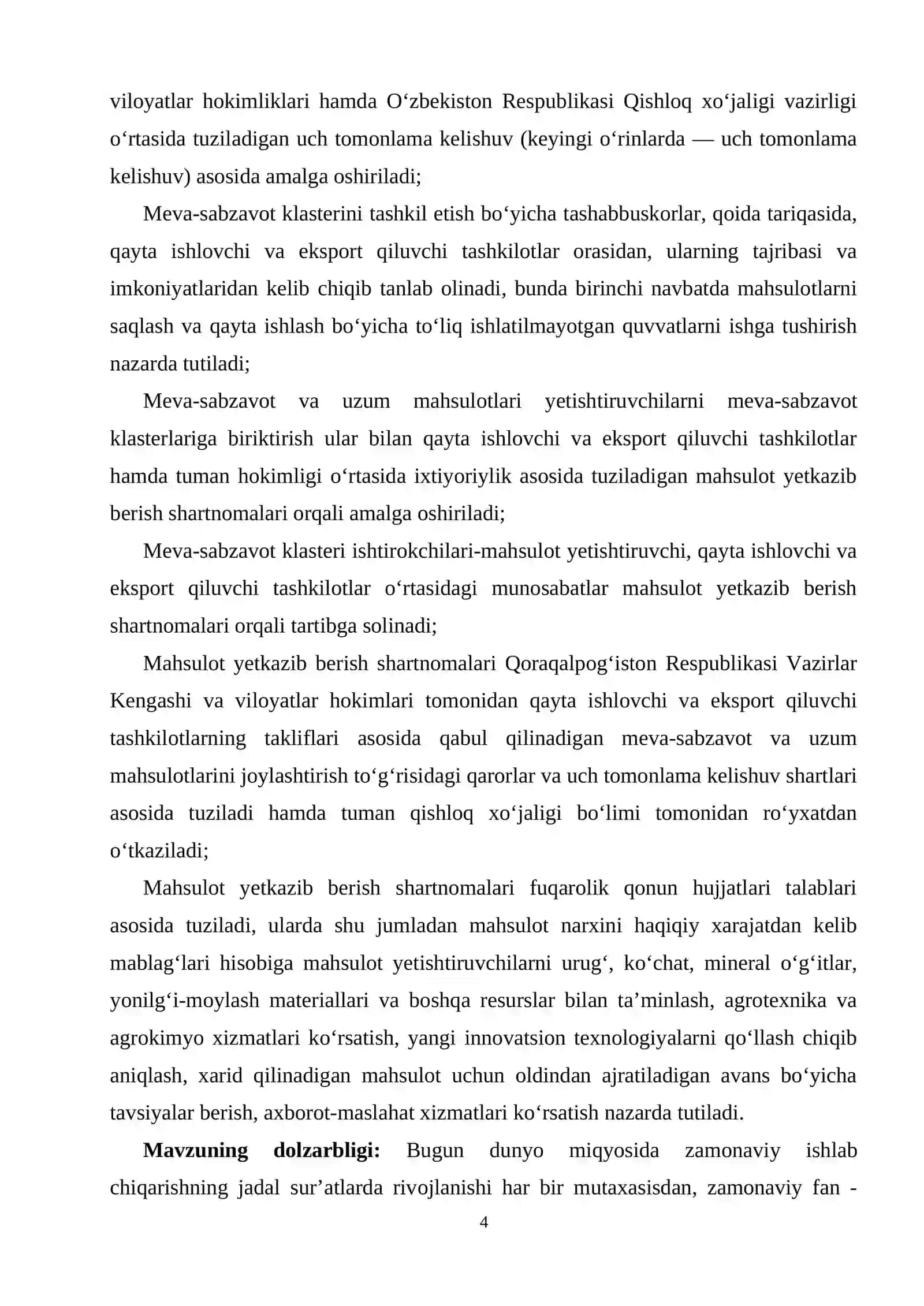Mahsulot Tayyorlash Texnologiyasi 4