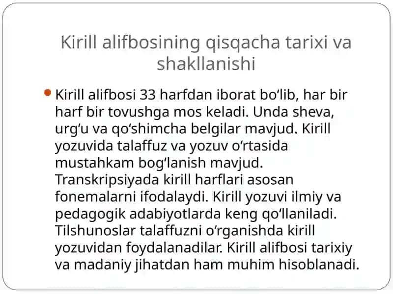 Kirill va lotin yozuviga asoslangan transkripsion belgilar 4
