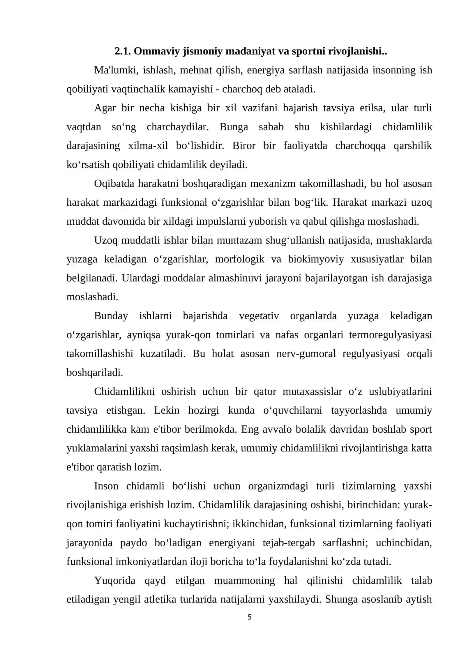 O`zbekiston Respublikasida jismoniy tarbiyaning rivojlanishi 4