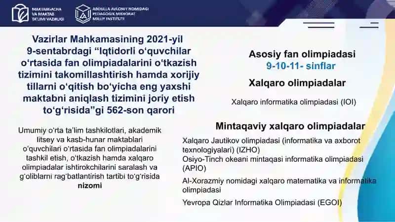 olimpiadaga tayyorlash 4