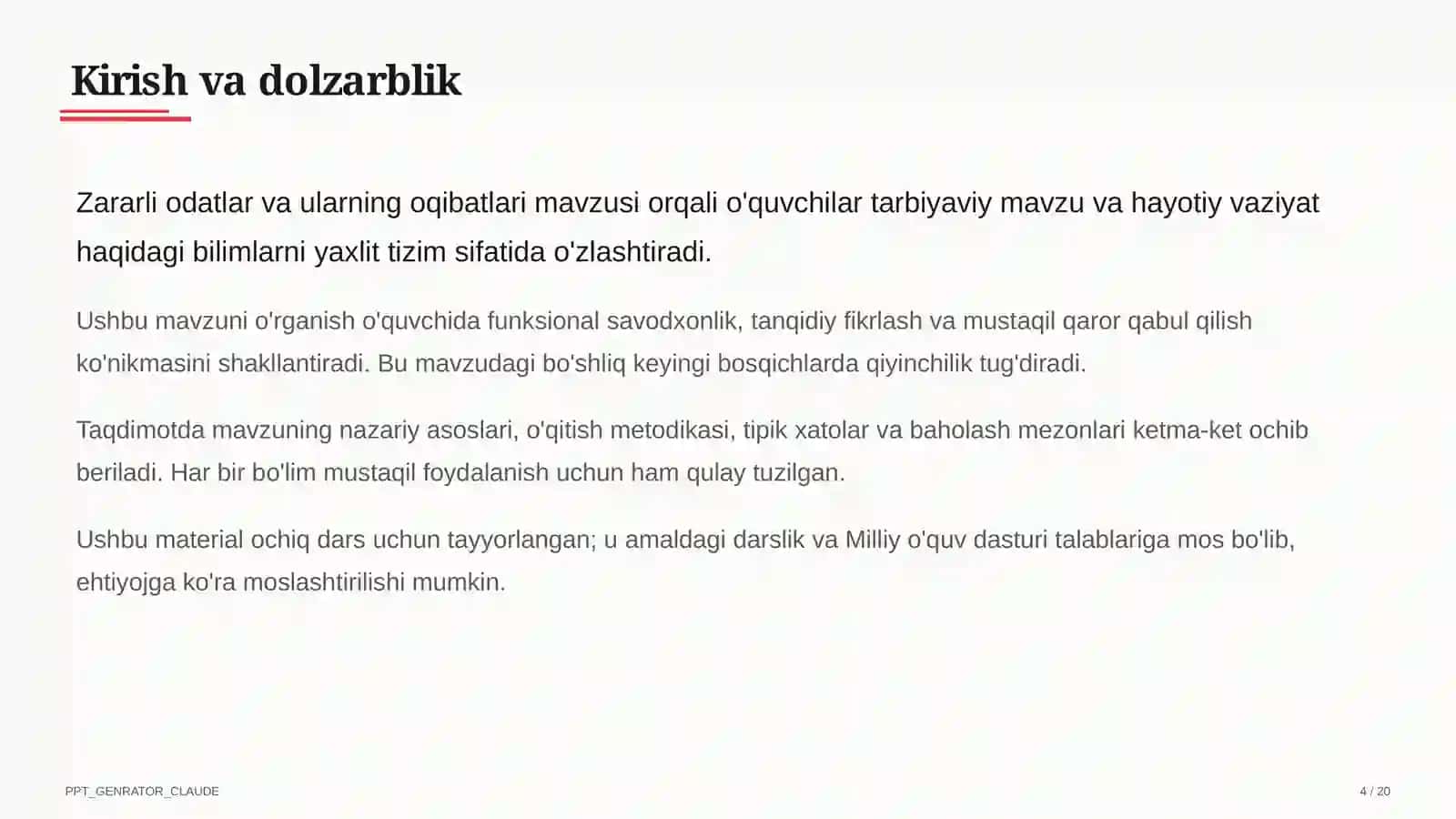 Zararli odatlar va ularning oqibatlari 4