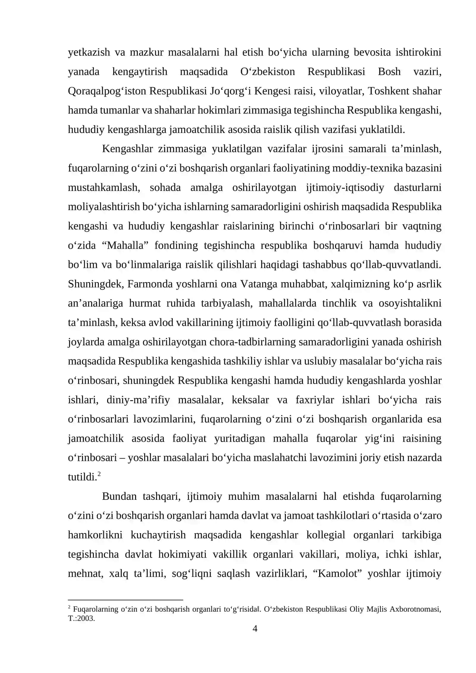 MAVZU: MAHALLANING PAYDO BO’LISH TARIXI 4
