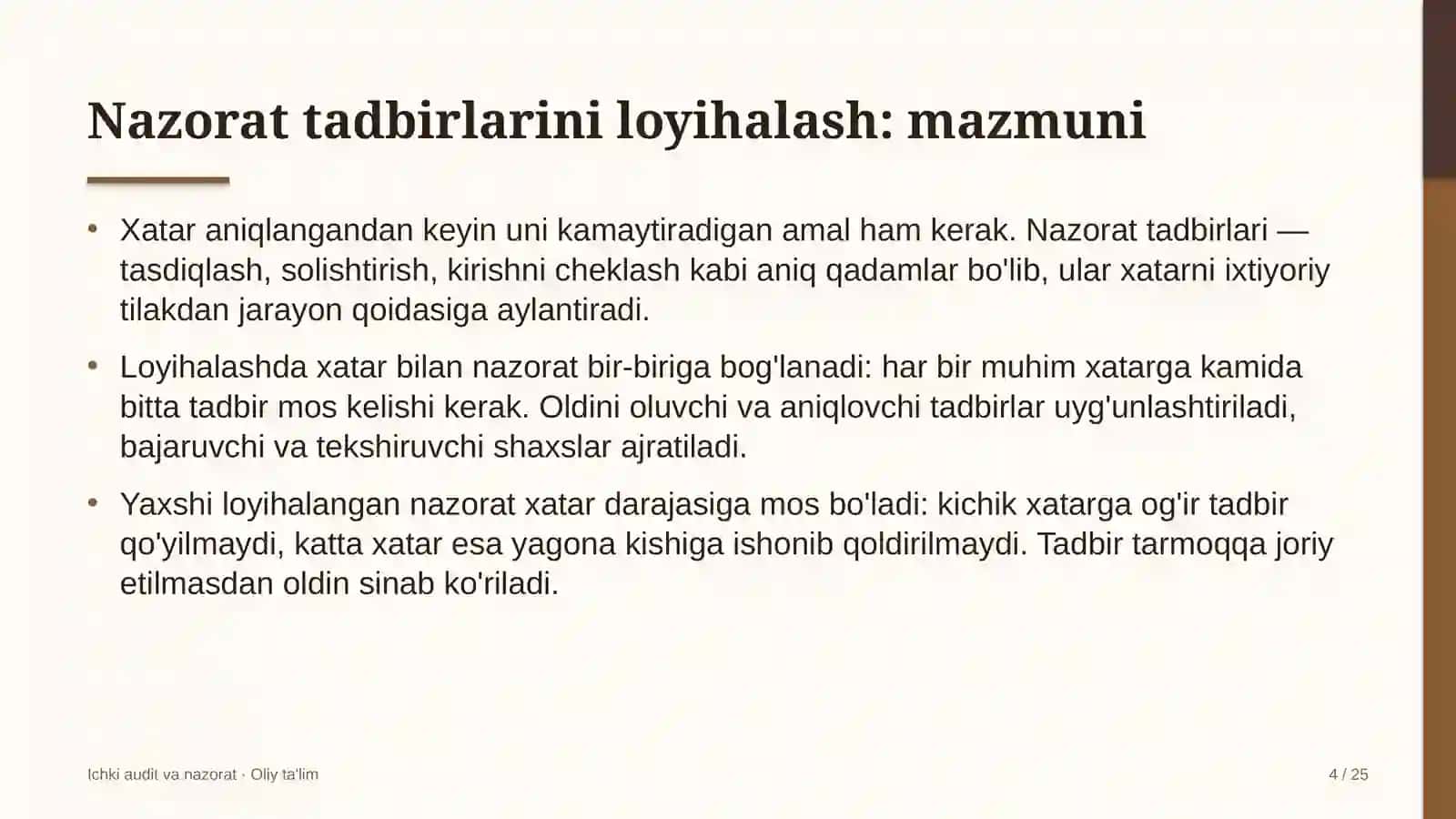 videoprodakshn studiyalarida nazorat tadbirlarini loyihalash 2354 4
