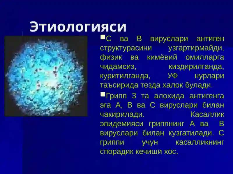 Гриппвабошқаўткирреспираторвирусликасалликлар 4