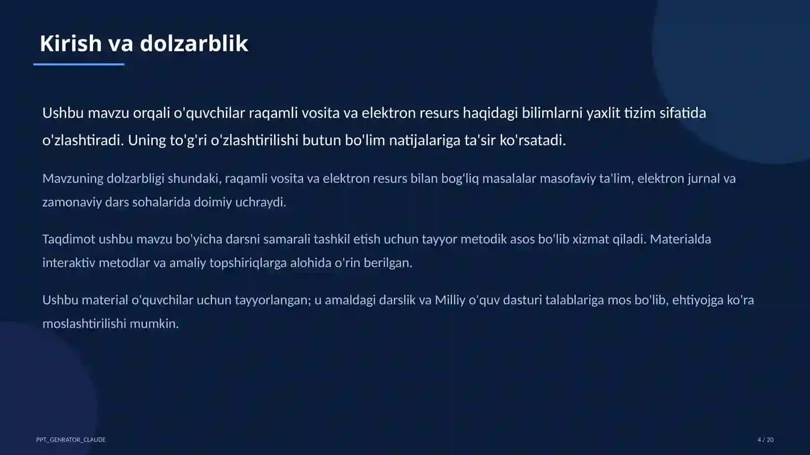 Ta'lim analitikasi: o'quvchi natijalarini tahlil qilish 4