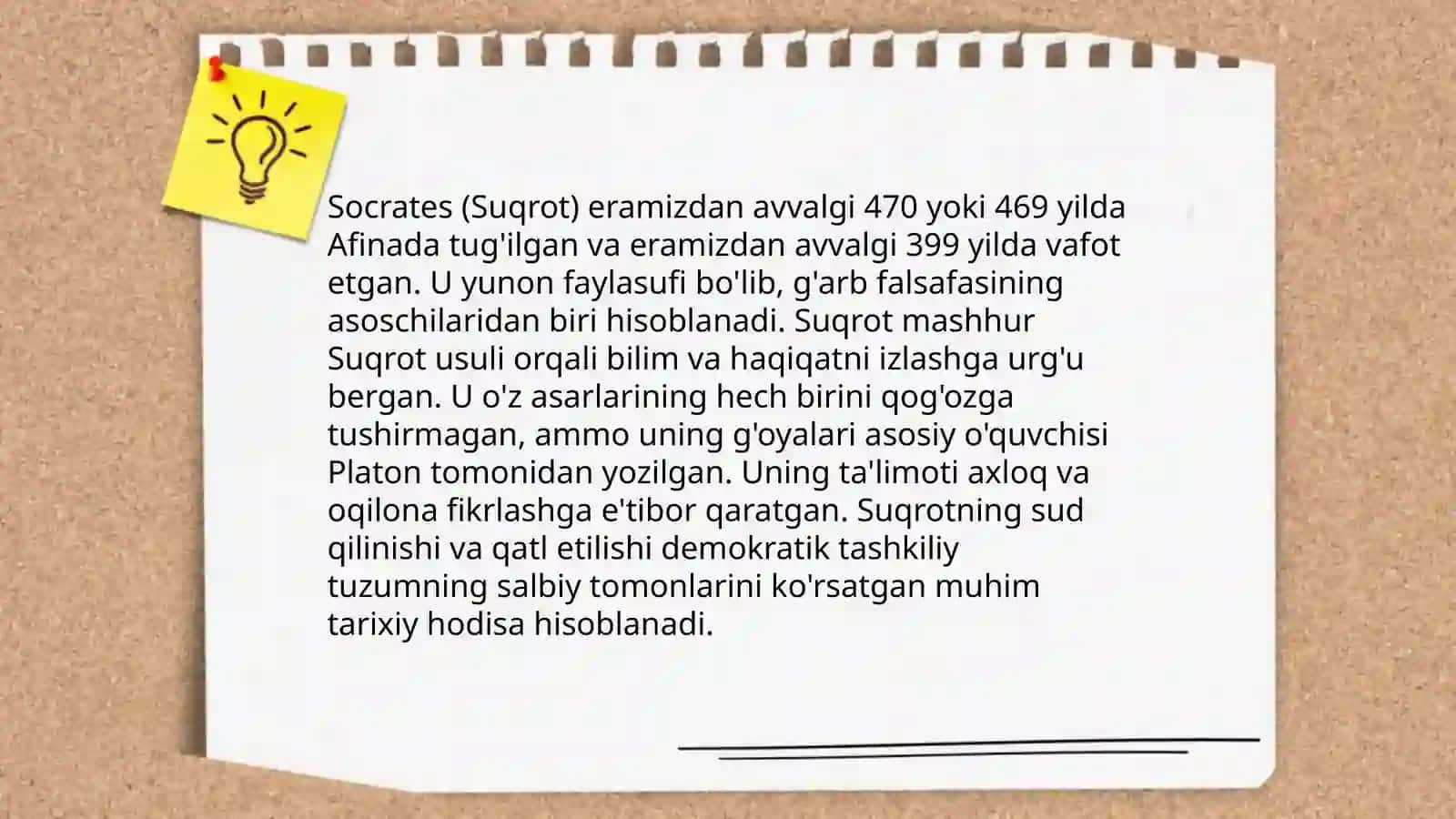 Suqrot falsafasi 4