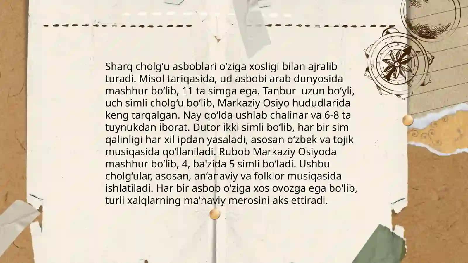 Musiqa cholgʻulari 4