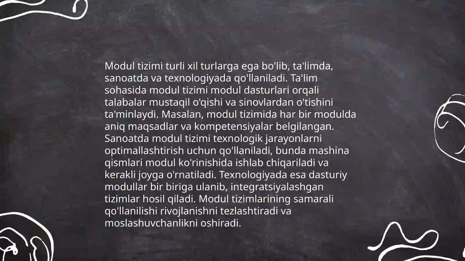 MODUL TIZIMI HAQIDA 4