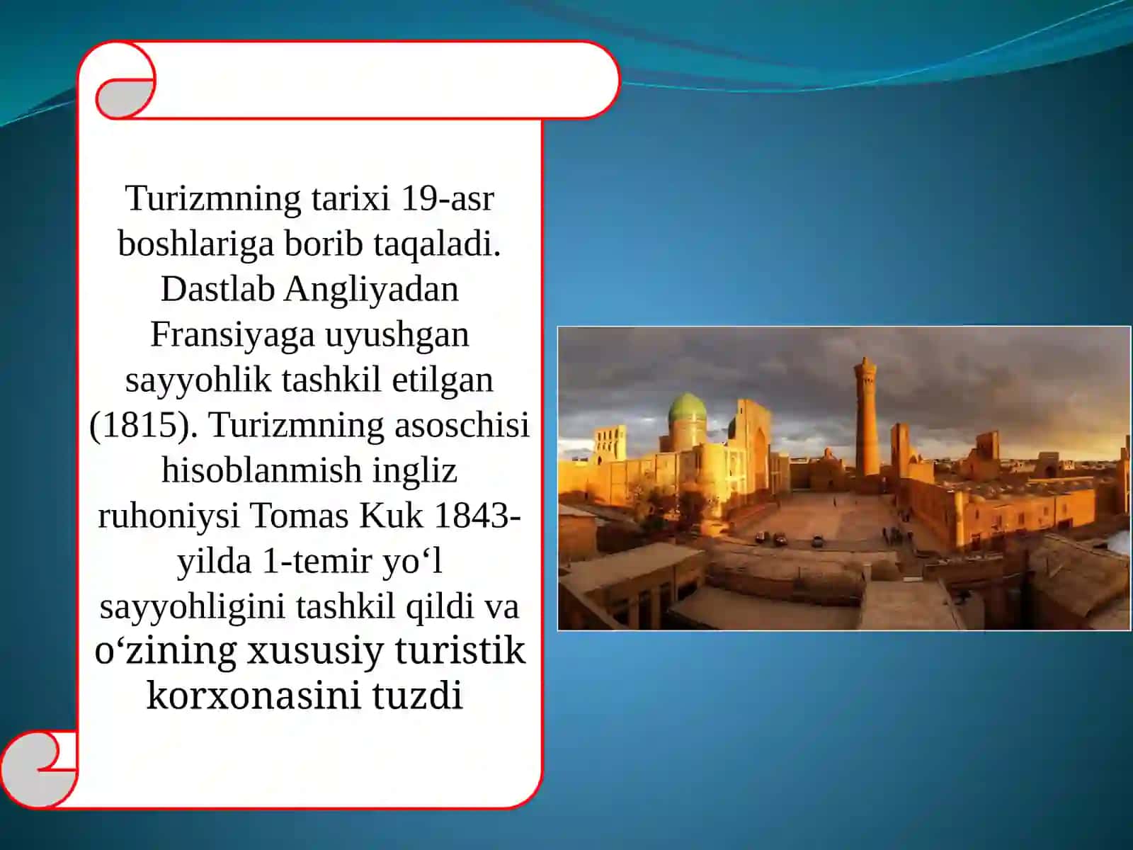 O’LKASHUNOSLIK VA TURIZM 4