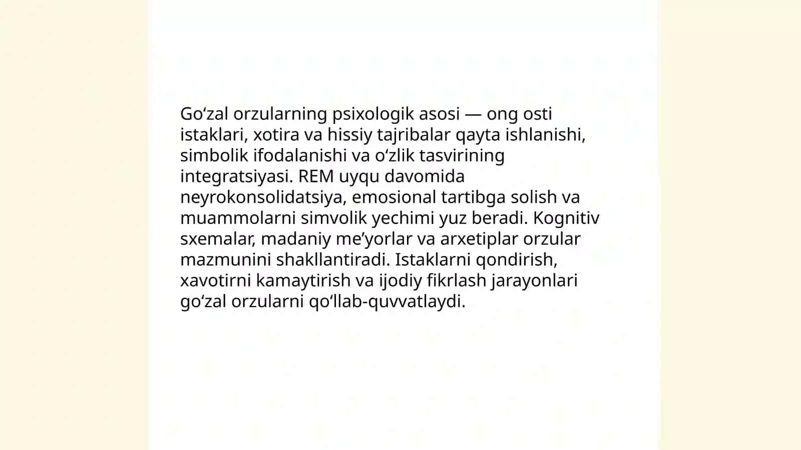 Gozal orzular 4
