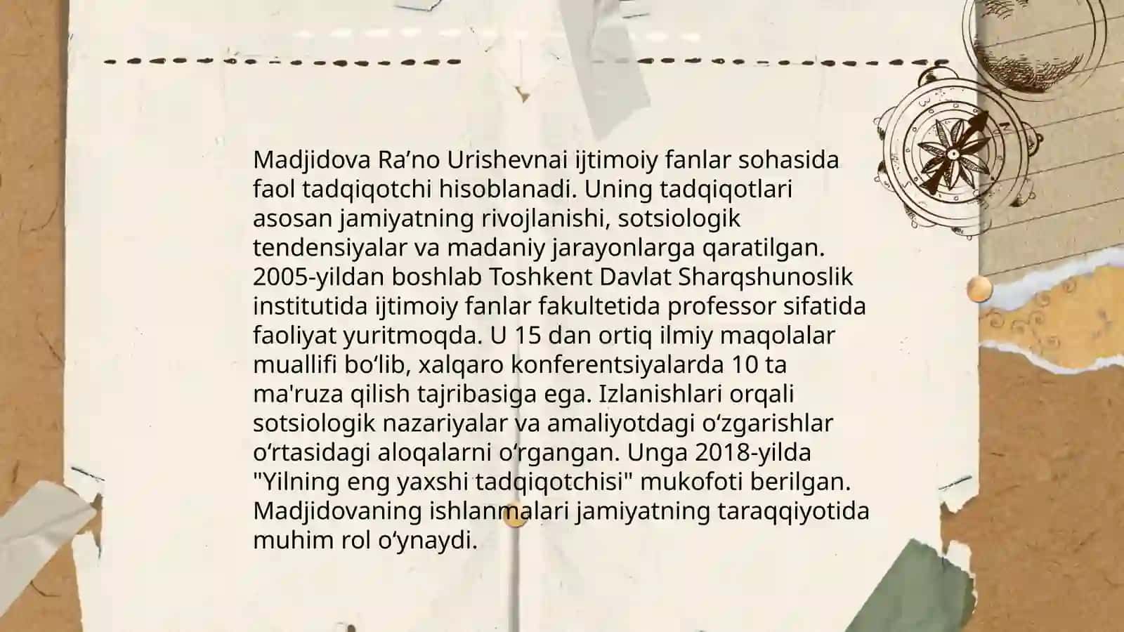 Madjidova Raʼno Urishevna ilmiy izlanishlari 4