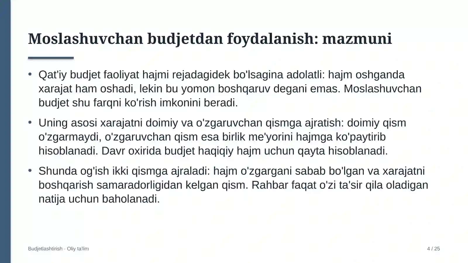 elektr tarmoqlari korxonalarida moslashuvchan budjetdan foydalanish 9436 4