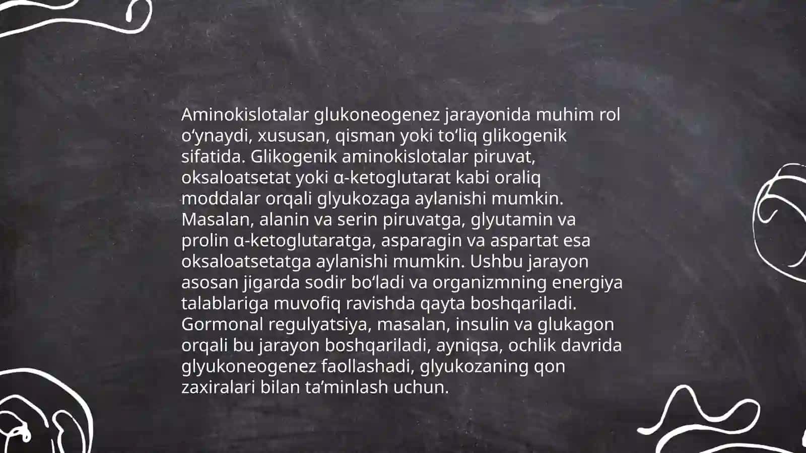 Uglevodlar,yog'lar va aminokislotalar almashinuvi o'rtasidagi bog'liqlik 4
