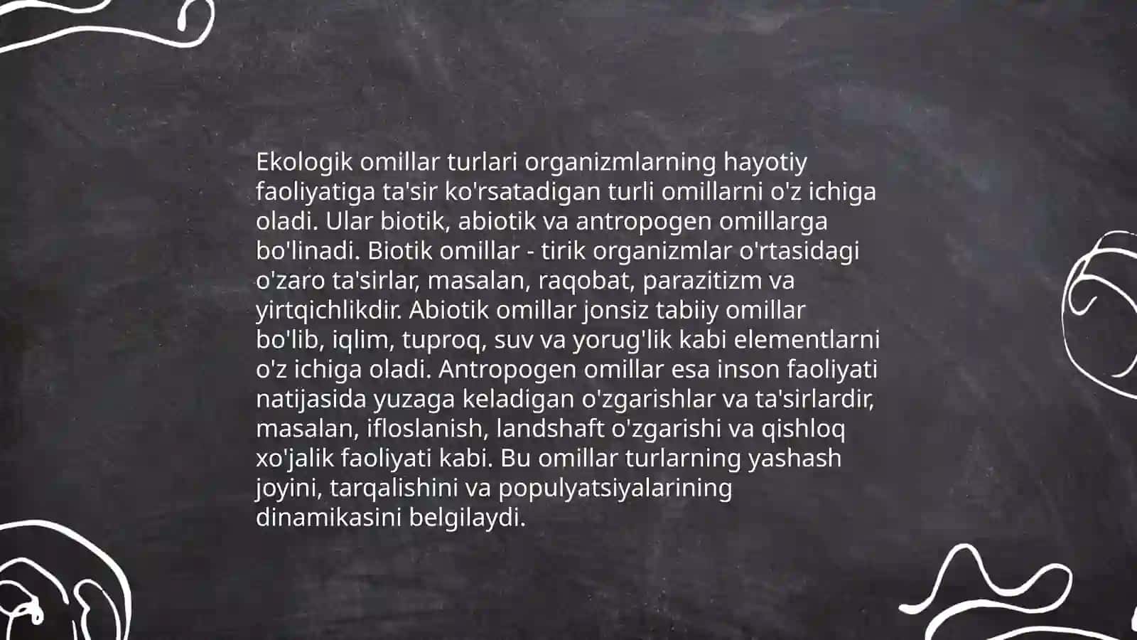 Muhit va ekologik omillar 4