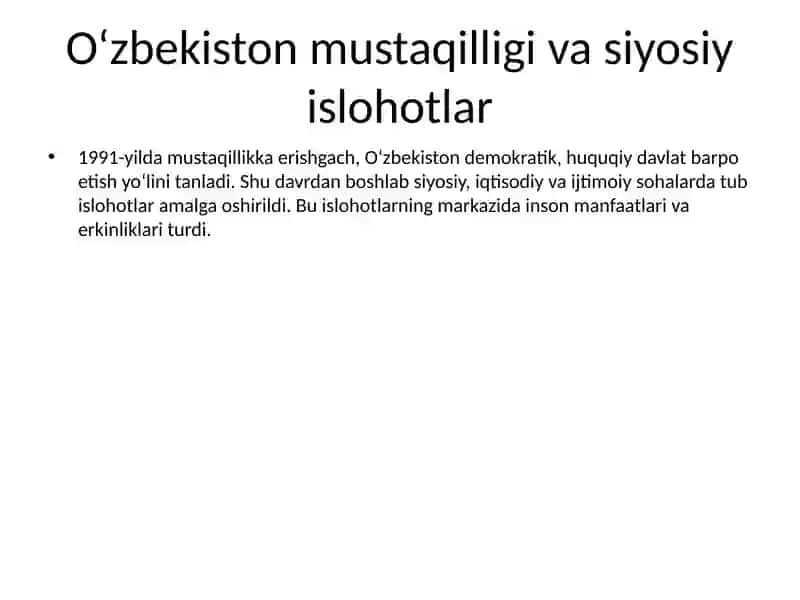 Demokratik fuqarolik jamiyati islohotlar 4