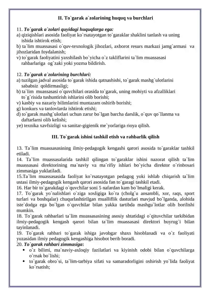 Texnikum uchun Ingiliz tili fanidan 40 soatlik to'garak 4