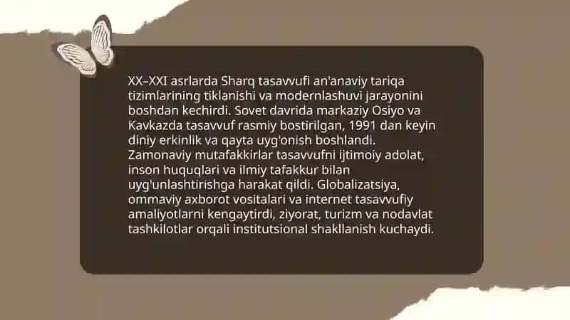 Yangi davr Sharq tasavvufi 4
