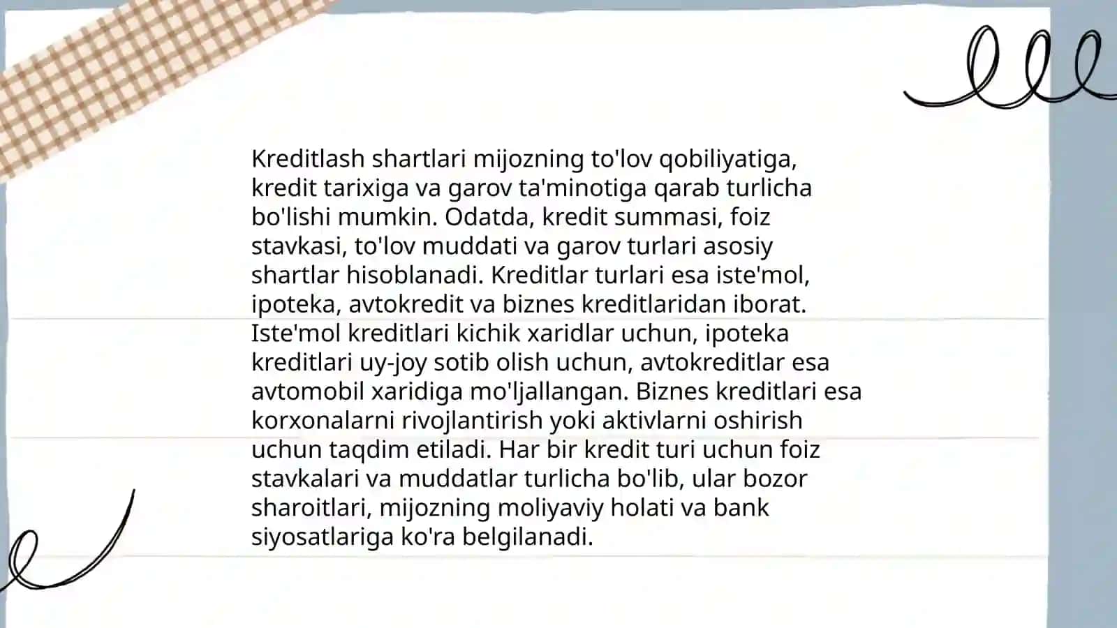 Uzum bank faoliyatining asosiy yo'nalishlari 4