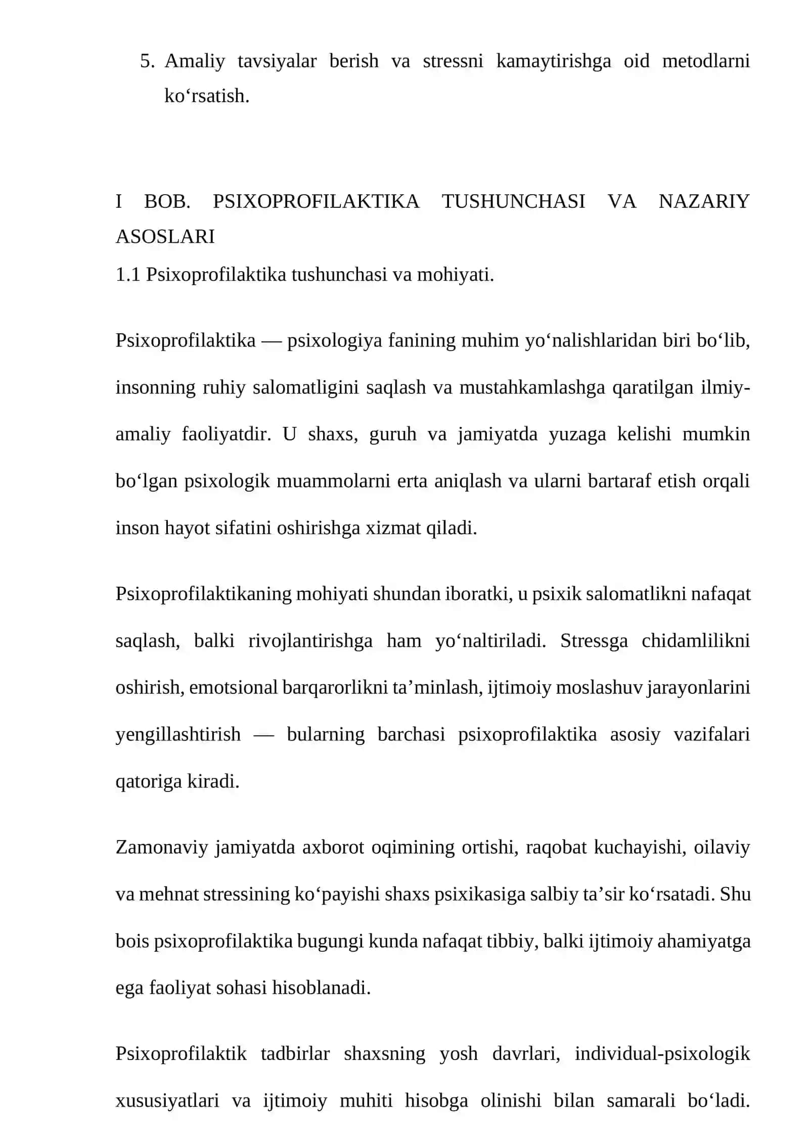Psixoprofilaktika talablari va vazifalari 4