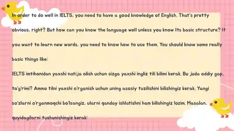 ingliz tilida kerakli mavzular to'plami ( noun, part of speech, adjective and etc) 4