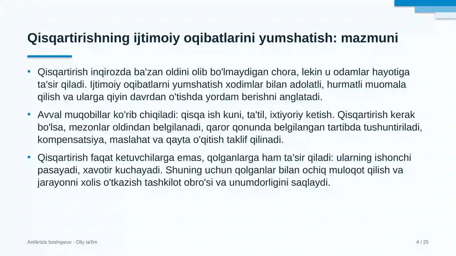 energiya saqlash tizimlarida xodimlarni qisqartirishning ijtimoiy oqibatlarini yumshatish 1666 4