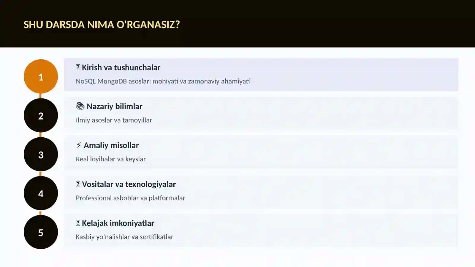NoSQL MongoDB asoslari 4
