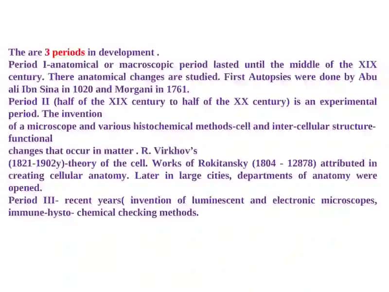 THE CHAIR OF PATHOLOGIC ANATOMY AND FORENSIC MEDICINE LECTURE 4