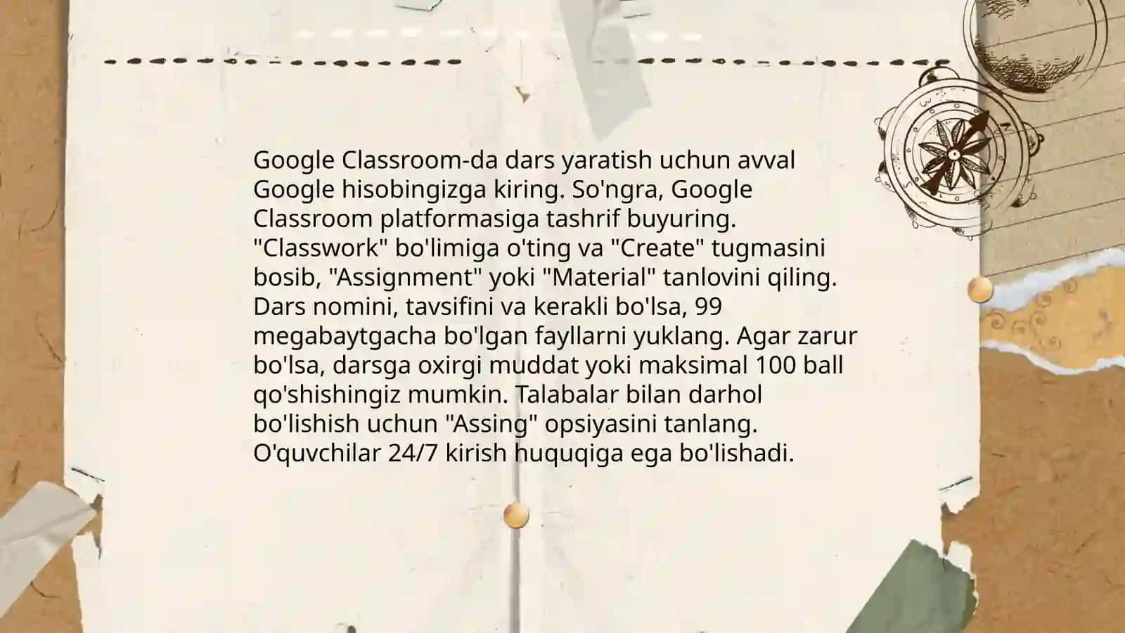 Google classroom platformasi 4