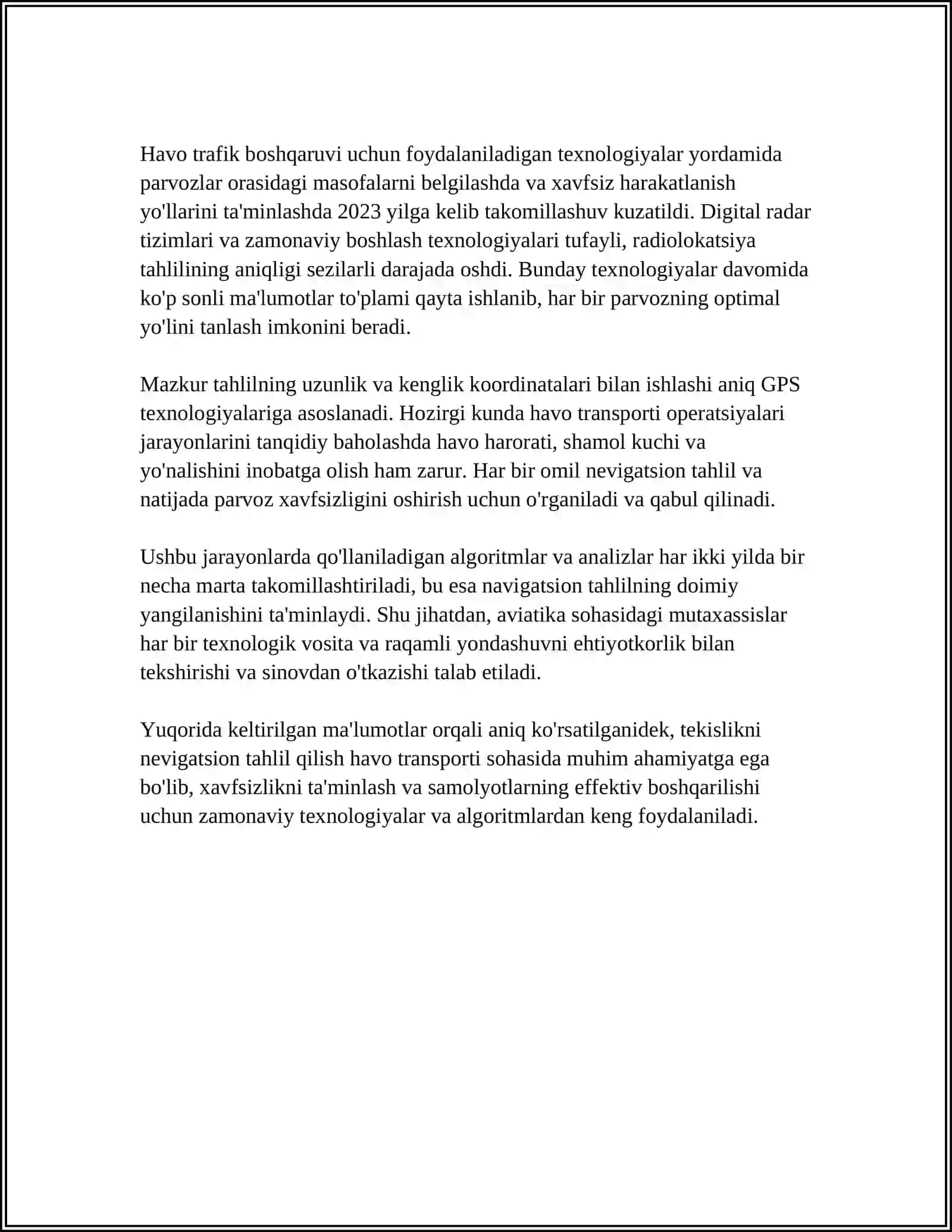 TEKISLIKNI NEVILIRLASH 4