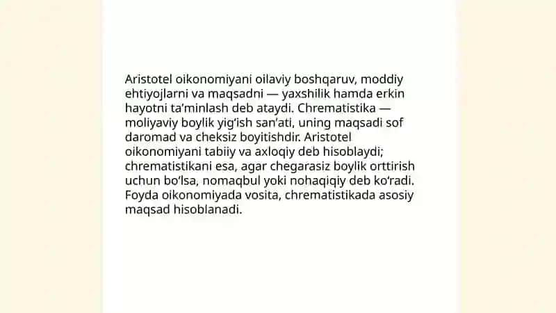 Qadimgi Yunonistondagi iqtisodiy fikrlar 4